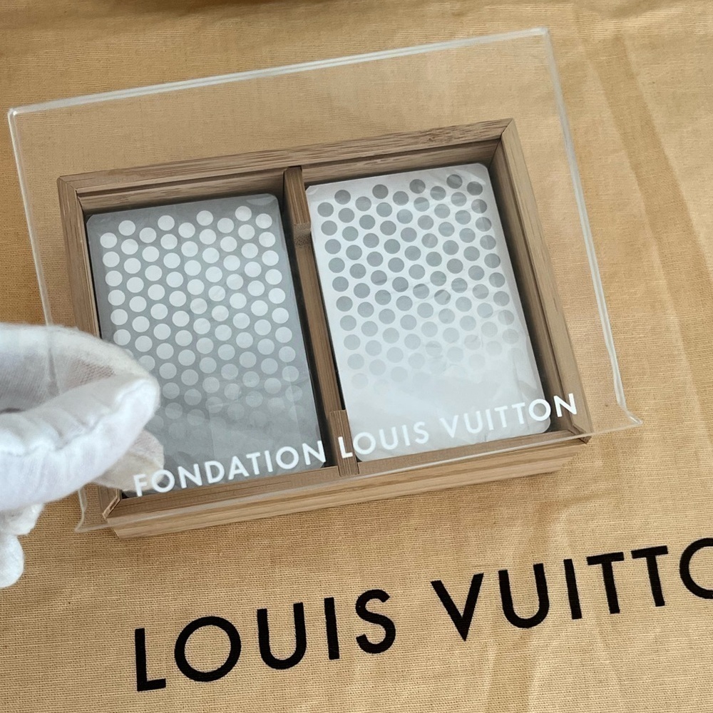 Louis Vuitton Museum Logo Playing Cards 2 Decks Rare Ltd Ed BNWOT - Picture 4 of 11